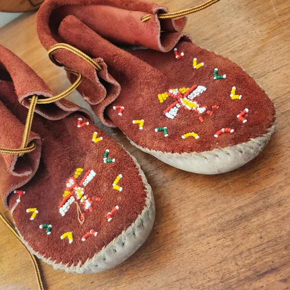 Vintage Guilfair Original Moccasins Guilmox Leather Soft Suede - Picture 7 of 9